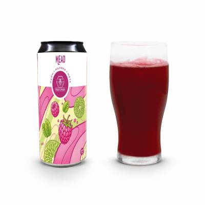 Raspberry, Lime, Mint Mead